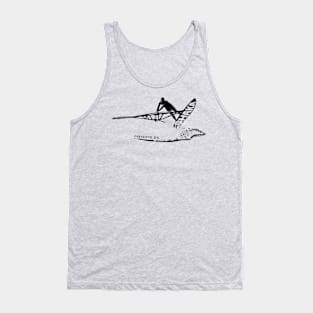 Windsurfing Freestyle Jump Shaka, Cabarete DR Tank Top